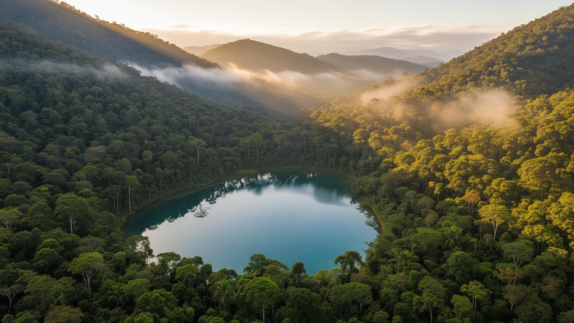Vista aérea da natureza em Ibiúna